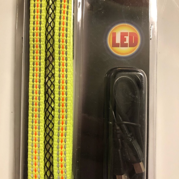 Zack & Zoey Fluorescent LED Dog Collar Yellow - Picture 3 of 6